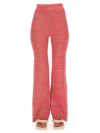 Remain Birger Christensen Soleima Knit Pants Magenta In Rosa