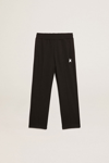 GOLDEN GOOSE TROUSERS WITH LOGO