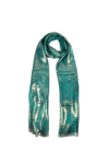 ETRO PAISLEY EMBROIDERED FRAYED SCARF