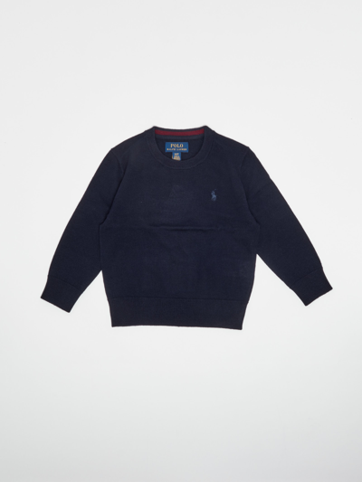 Polo Ralph Lauren Kids' Knit Top-wear In Blu