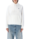 Polo Ralph Lauren Embroidered-logo Pullover Hoodie In White