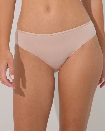 Soma Vanishing Edge Microfiber Hipster In Light Pink
