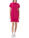 Polo Ralph Lauren Short Sleeves Polo Neck Dress In Arubapink