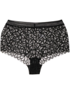 Wacoal Sheer Lace Shorts In Black