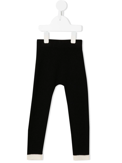 Cashmere In Love Kids' Gia Cashmere Leggings In Black