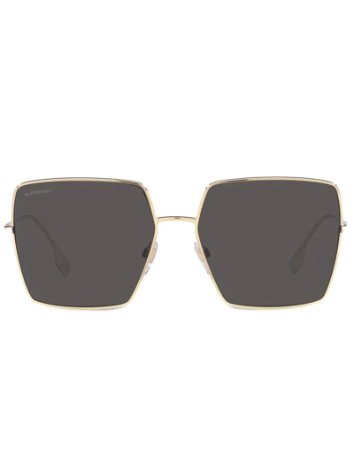 BURBERRY EYEWEAR DAPHNE CHECK-DETAIL SUNGLASSES