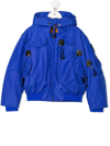 PARAJUMPERS FRONT ZIP-FASTENING HOODED JACKET