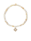 Sydney Evan 14k Yellow Gold Mini Moroccan Diamond Beaded Bracelet In Gold