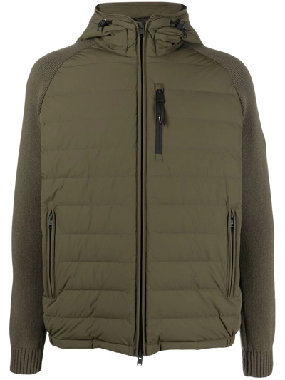 Woolrich Sundance Zipped-up Padded Jacket In Green
