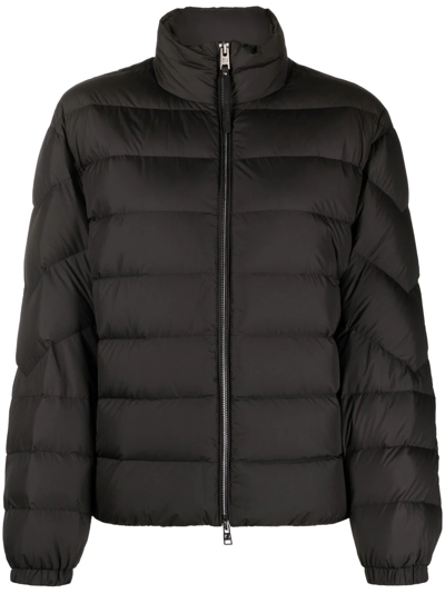 Woolrich Ellis Feather-down Puffer Jacket In Black