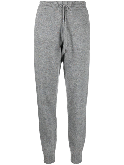 Woolrich Knitted Tweed Trousers In Grey