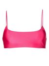 Jade Swim Muse Scoop-neck Bikini Top In Pink