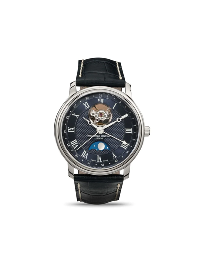 Frederique Constant Classics Heart Beat Moonphase Date 37mm In Blue