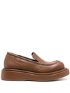 PALOMA BARCELÓ ARIEL LEATHER LOAFERS