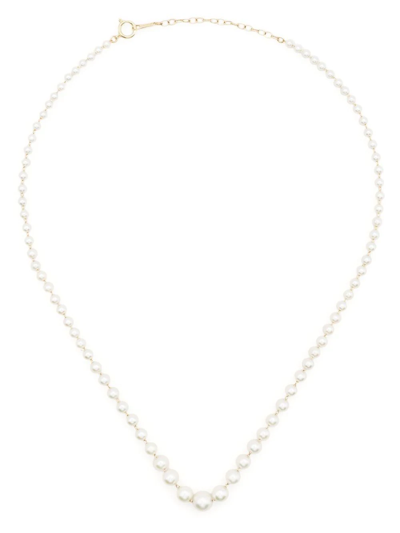 Mizuki 14kt Yellow Gold Sea Of Beauty Akoya Pearl Necklace