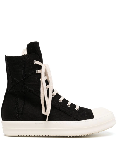 Rick Owens Drkshdw Strobe Penta High-top Sneakers In Black