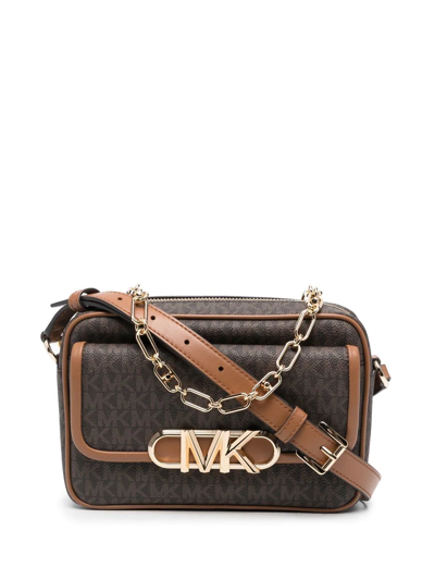 Michael Michael Kors Parker 中号斜挎包 In Brown