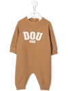 Douuod Logo-print Romper In Brown