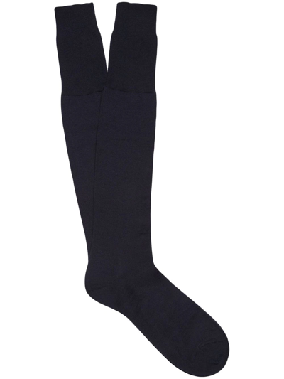 Zegna Fine-knit Knee Socks