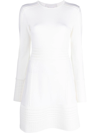 GENNY CUT OUT-DETAIL KNITTED DRESS