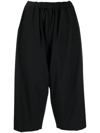 COMME DES GARÇONS CROPPED ELASTICATED TROUSERS