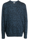 ETRO PAISLEY-PRINT KNITTED JUMPER