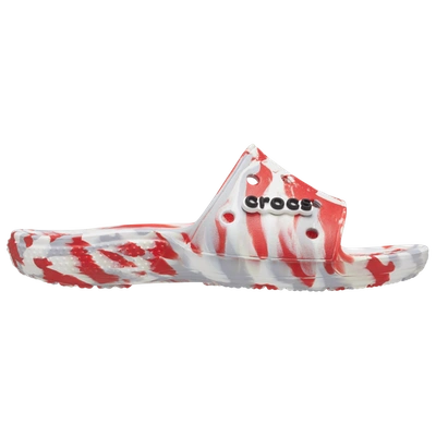 Crocs Mens  Classic Slide In White/red