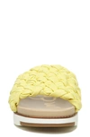 Sam Edelman Women's Ainslie Braided Sandals Women's Shoes In Butter Yellow