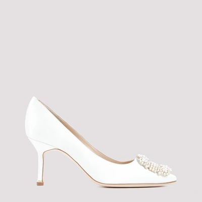 Manolo Blahnik Manolo Blahni In Cream