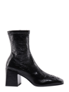 Courrèges Courreges Woman Ankle Boots Black Size 11 Polyurethane In Black