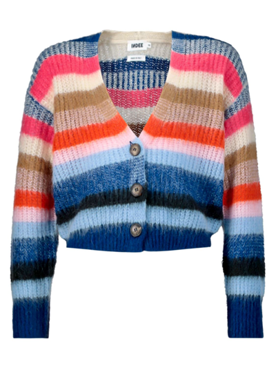 Indee Kids Cardigan For Girls In Multicoloured