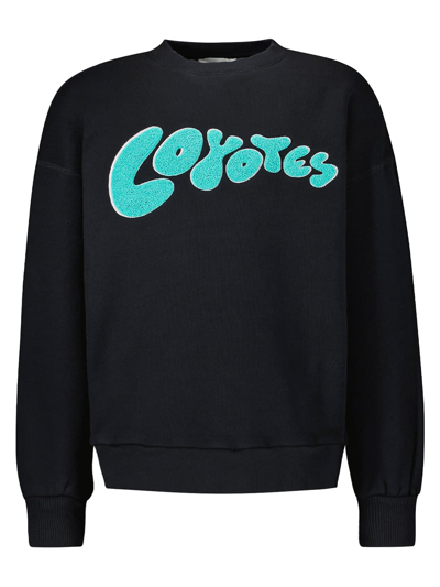 Les Coyotes De Paris Kids' Lily Branded Sweatshirt Black