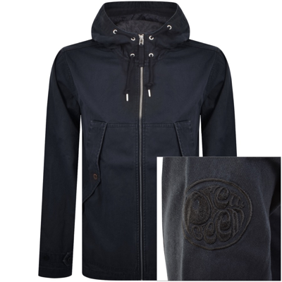 Pretty Green Cooper Short Parka Jacket Black