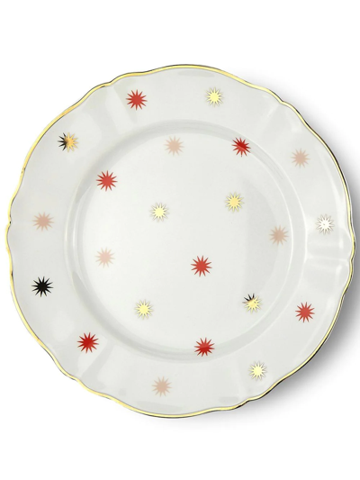 Bitossi Home 4 Piece Volta Dinner Plate Set In White