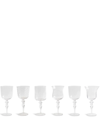 BITOSSI HOME ASSORTED GOBLETS GLASSES (SET OF 6)