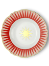 Bitossi Home 4 Piece Baleno Deep Plate Set In White