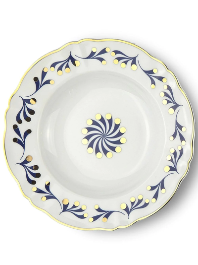 Bitossi Home Marino Four-set Deep Plates In White