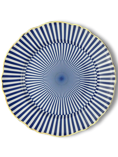 Bitossi Home Arcano Four-set Dinner Plates In Blue