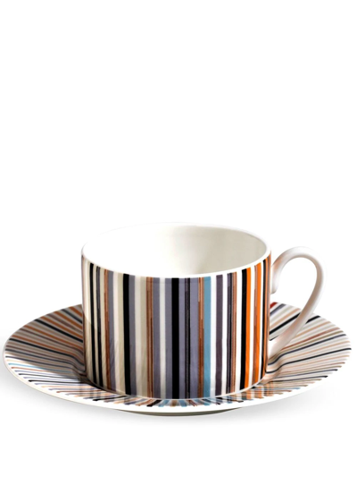 Missoni Stripes Jenkins Teacup Set In Multicolour