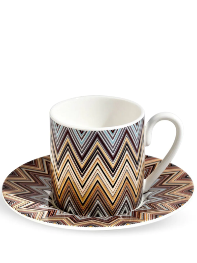 Missoni Zig Zag Jarris Coffee Set In Neutrals