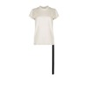 Rick Owens Drkshdw Small Level Crew-neck Cotton T-shirt In Neutrals