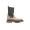 Brunello Cucinelli Neutral Suede Chelsea Boots In Neutrals