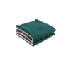 KVADRAT X RAF SIMONS GREEN DOUBLE FACE LOGO WOOL THROW,52006918804258