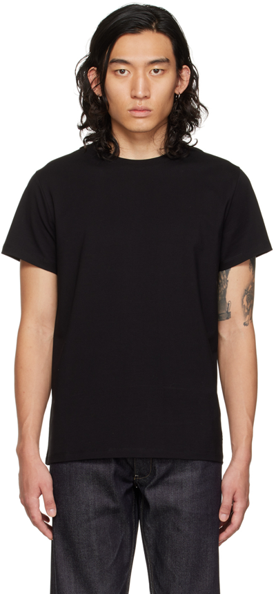 Jil Sander Black Crewneck T-shirt In 001 Black