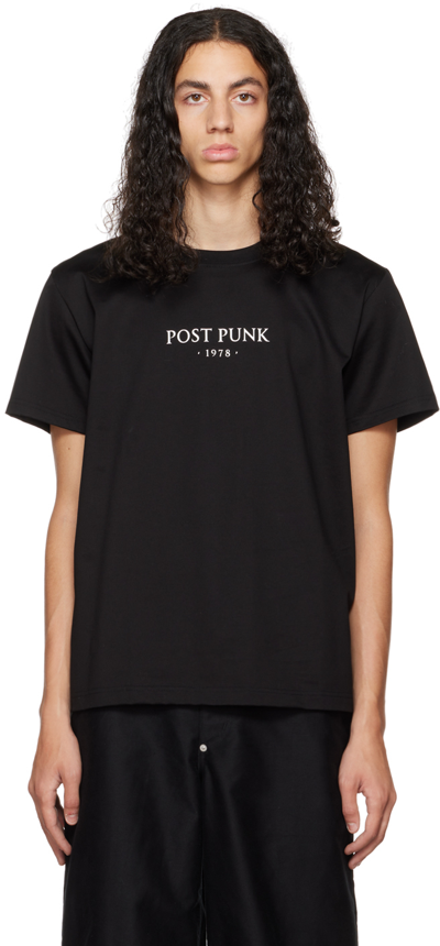 Johnlawrencesullivan Black 'post Punk' T-shirt