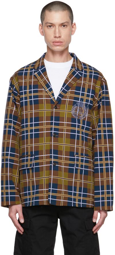 Awake Ny Brown Nanamica Edition Plaid Blazer