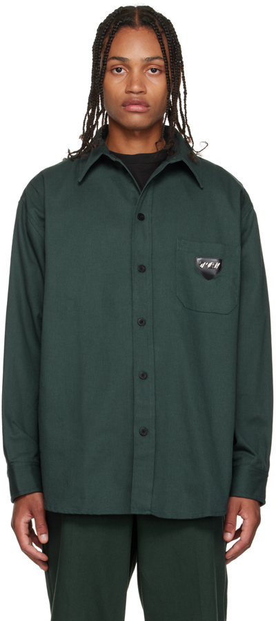 Stolen Girlfriends Club Green Trooper Shirt In Petrol