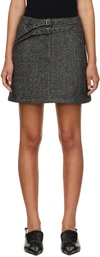 Bonbom Gray Rhee Miniskirt In Dark Brown
