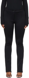 Caes Black 0015 Trousers In Black