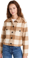 Rails Steffi Plaid Wool-blend Flannel Jacket In Multi